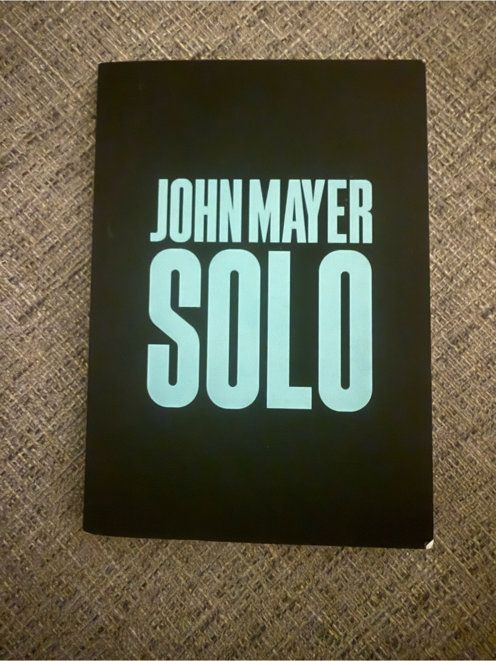 John Mayer SOLO Tour 2023 VIP Exclusive Journal Notebook Concert Merch